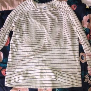 striped mid sleeve shirt